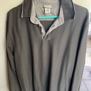 Vintage Polo Long Sleeve Shirt - Gray